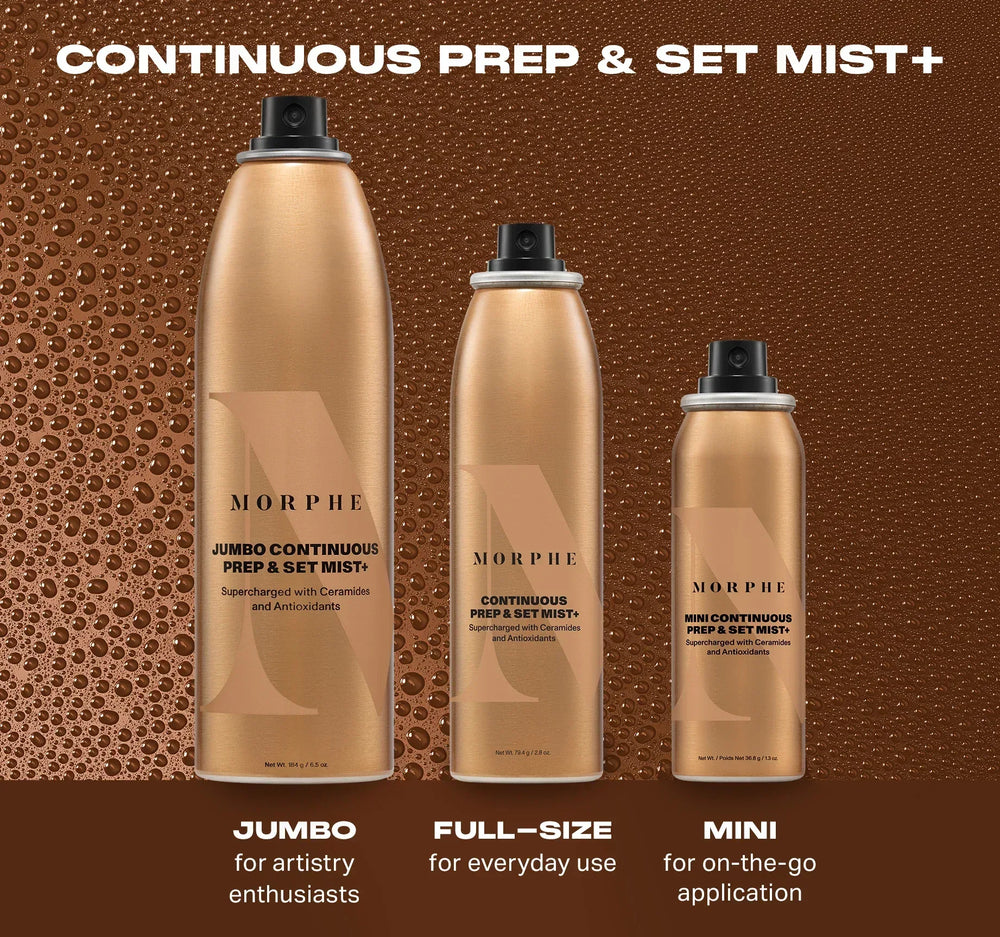 Morphe- Continuous Prep & Set Mist+ (Full Size) - The Beauty League Pakistan