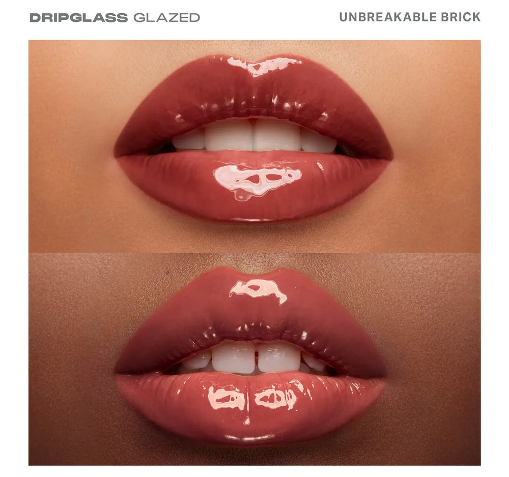 Morphe Dripglass Glazed High Shine Lip Gloss - Unbreakable Brick - The Beauty League Pakistan