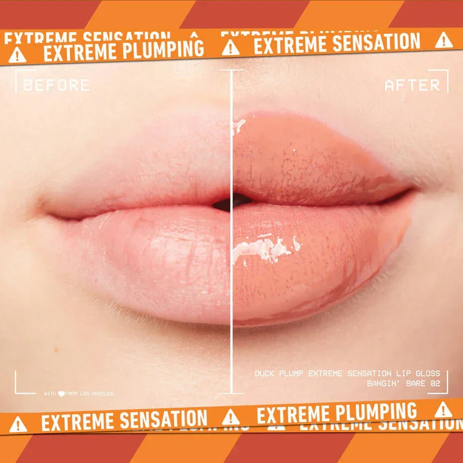 NYX-DUCK PLUMP HIGH PIGMENT PLUMPING LIP GLOSS- 02 Bangin Bare - The Beauty League Pakistan