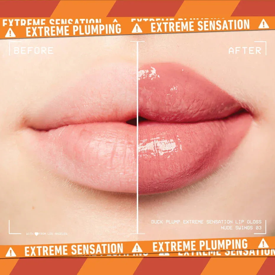 NYX-DUCK PLUMP HIGH PIGMENT PLUMPING LIP GLOSS- Nude Swings - The Beauty League Pakistan