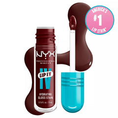 NYX- Lip I.V. Hydrating Lip Gloss Stain- 15 Water 'Bout Dine