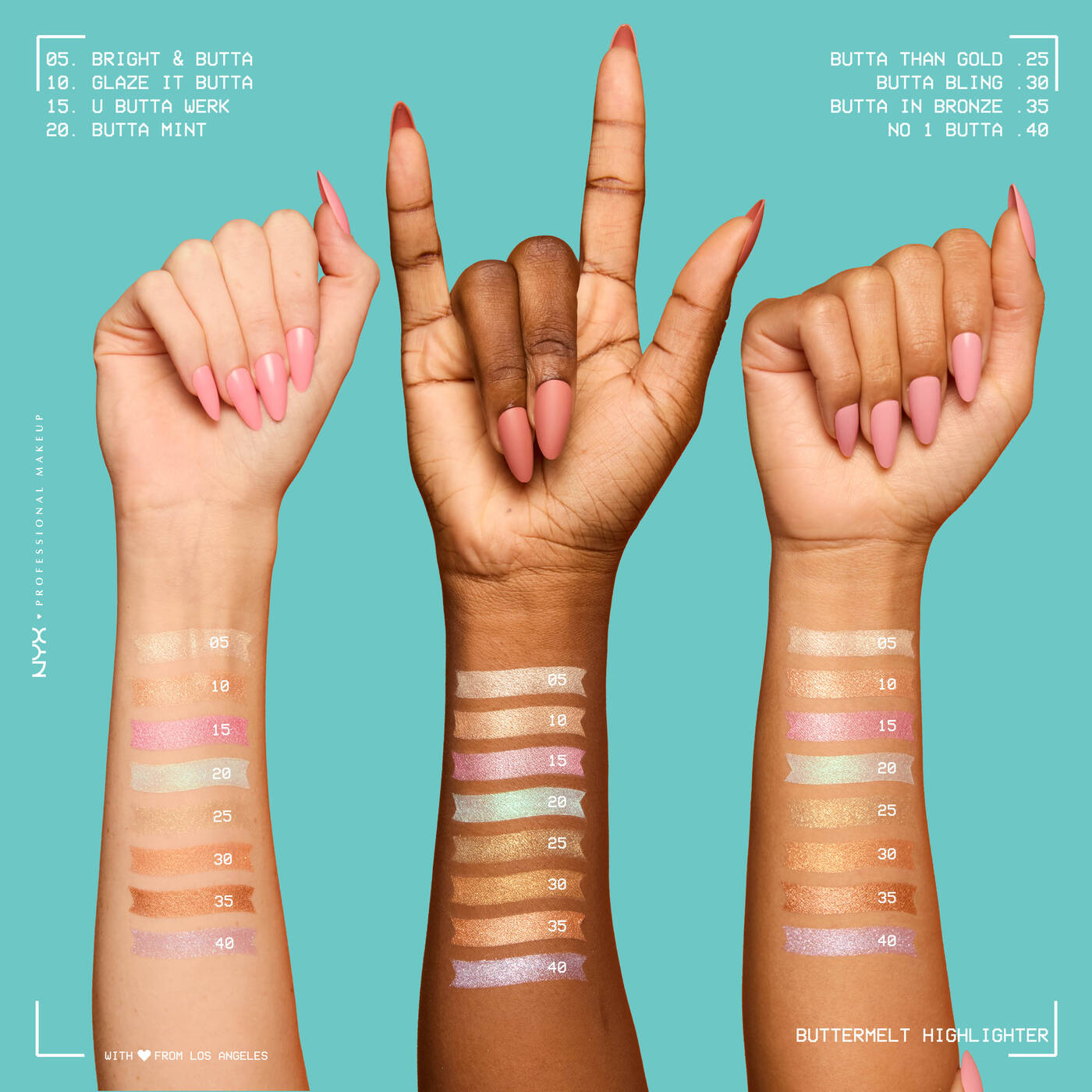 Nyx- Buttermelt Highlighter- 20 Butta Mint