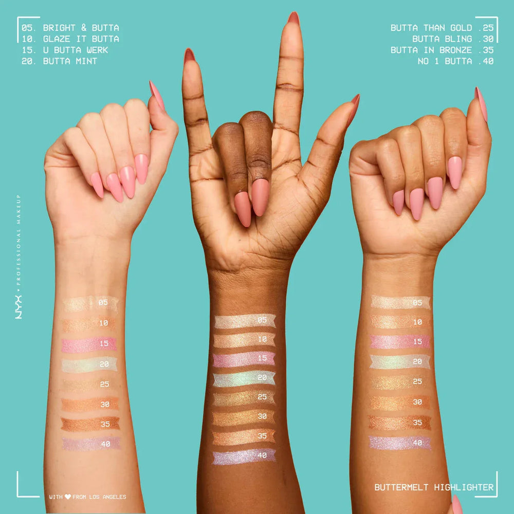 Nyx- Buttermelt Highlighter- 14 U Butta Werk - The Beauty League Pakistan