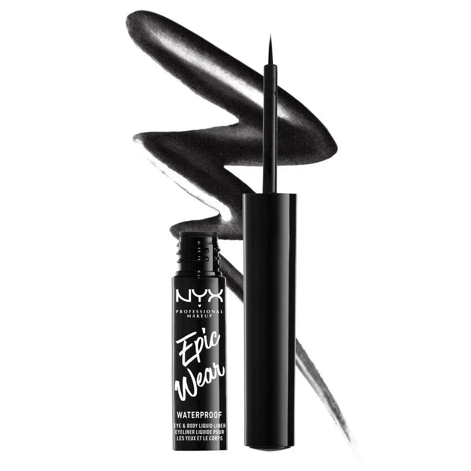 NYX- EPIC WEAR METALLIC LIQUID LINER- BLACK METAL - The Beauty League Pakistan