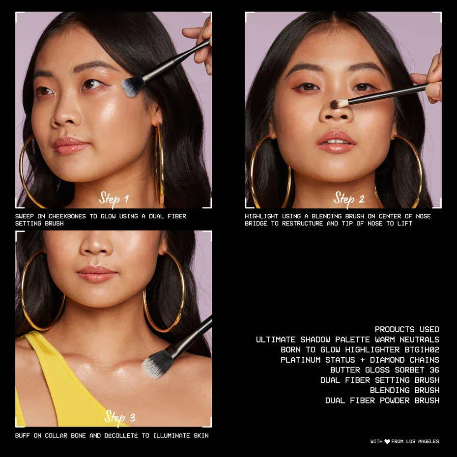 NYX Born To Glow Icy Highlighter Duo - High Key Flex & Flexpensive - The Beauty League Pakistan