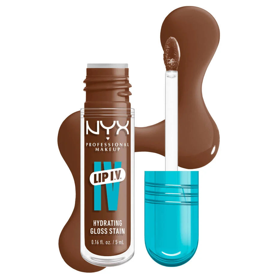 NYX- Lip I.V. Hydrating Lip Gloss Stain- 03 Splash N Spice