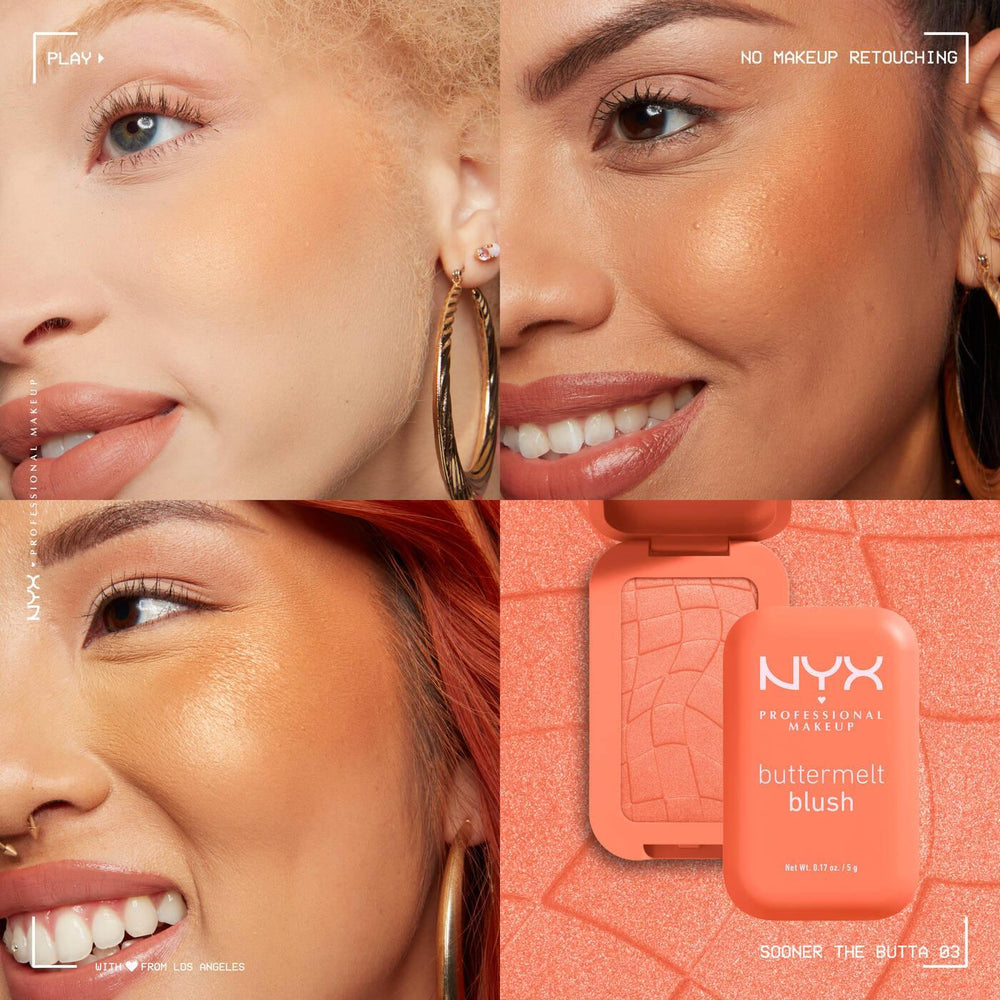 NYX- Buttermelt Blush- Sooner than Butta - The Beauty League Pakistan
