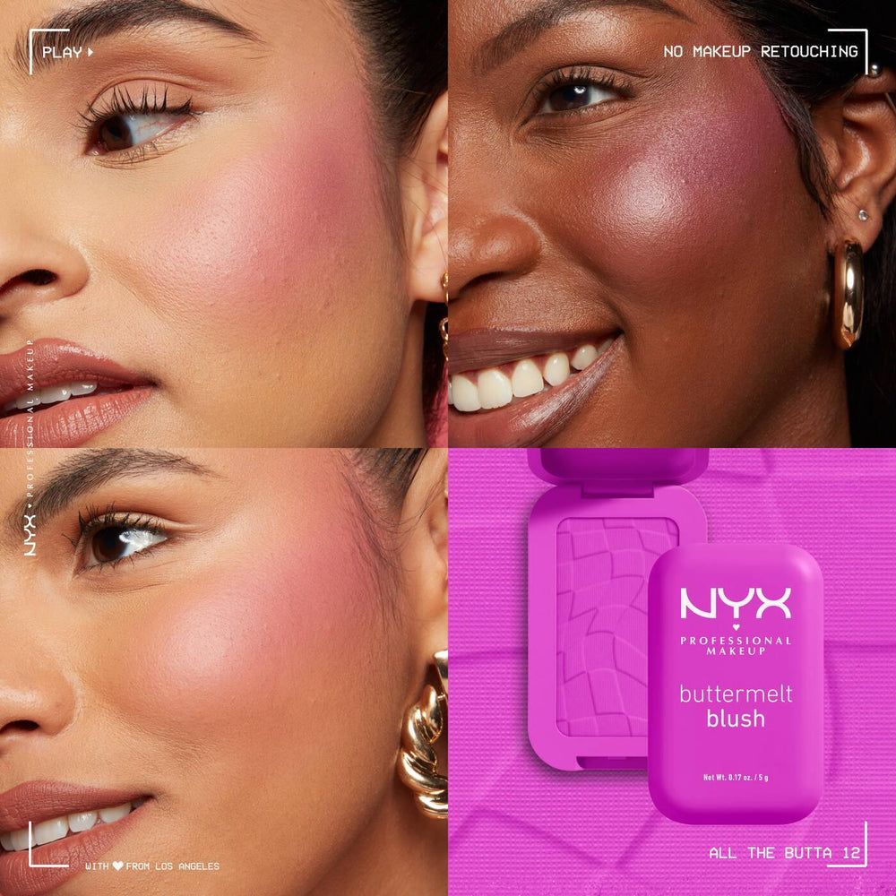NYX- Buttermelt Blush- All The Butta - The Beauty League Pakistan