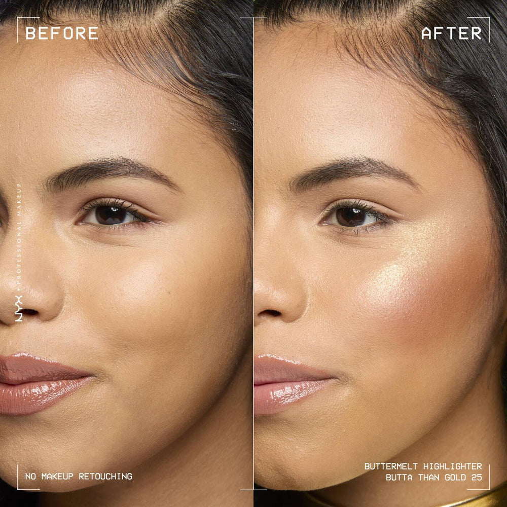 Nyx- Buttermelt Highlighter- 25 Butta Than Gold - The Beauty League Pakistan