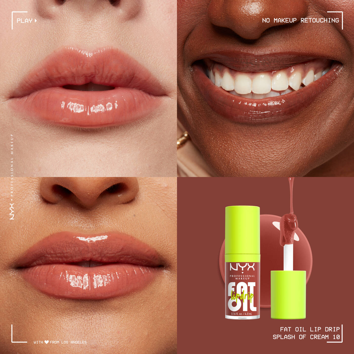 NYX-FAT OIL LIP DRIP- Splash Of Cream