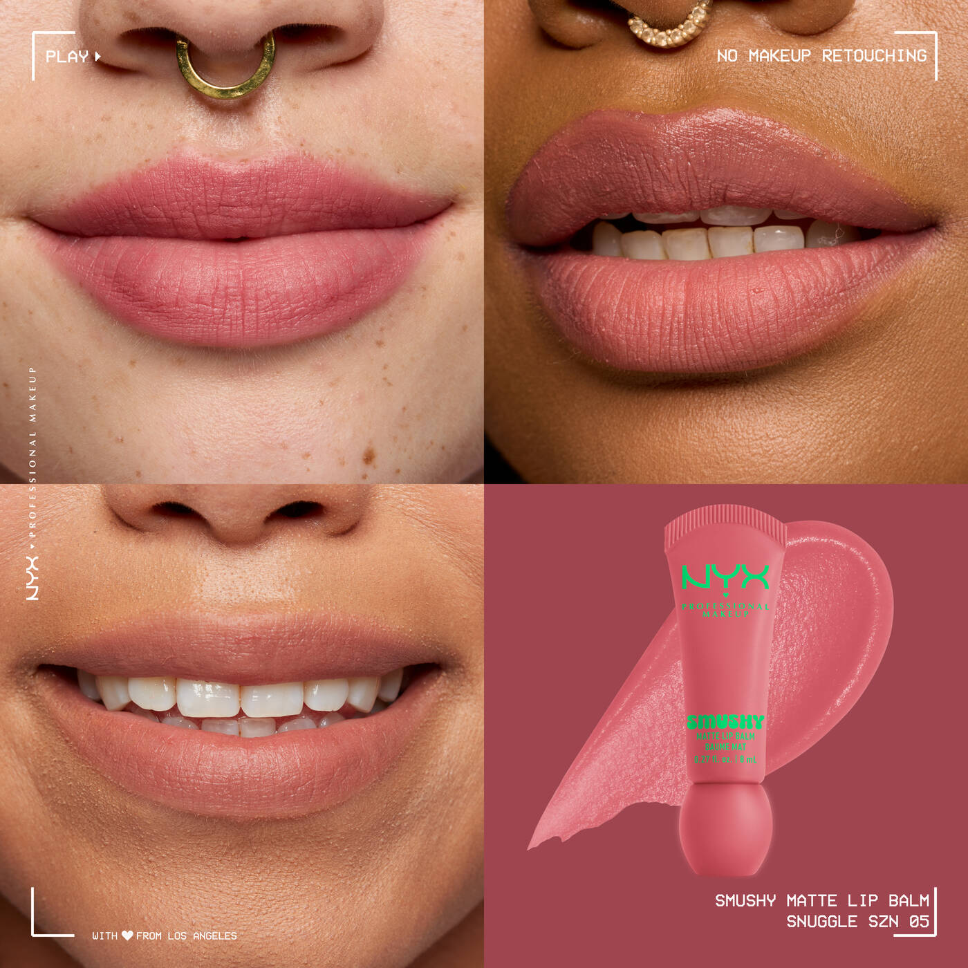 NYX- Smushy Matte Lip Balm- Snuggle Szn