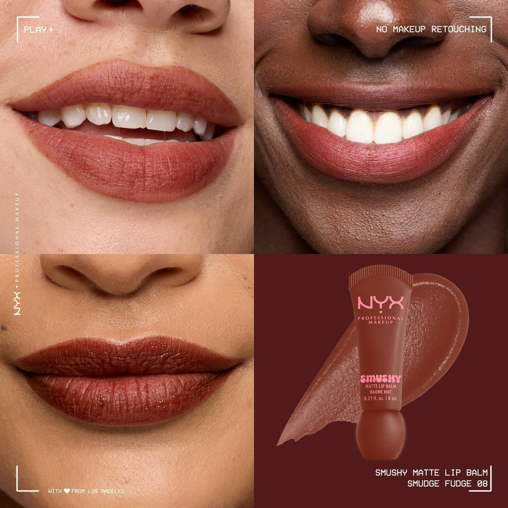 NYX- Smushy Matte Lip Balm- Smudge Fudge - The Beauty League Pakistan