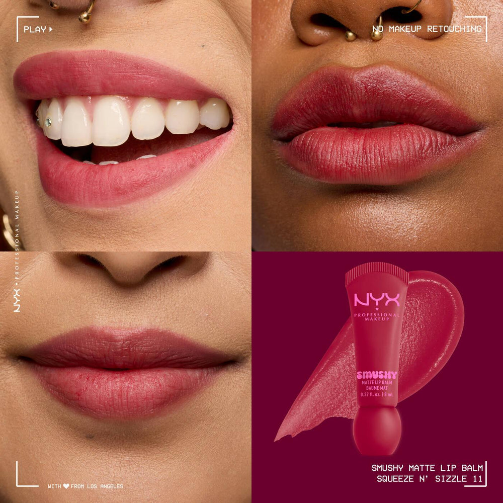 NYX- Smushy Matte Lip Balm- Squeeze N' Sizzle - The Beauty League Pakistan