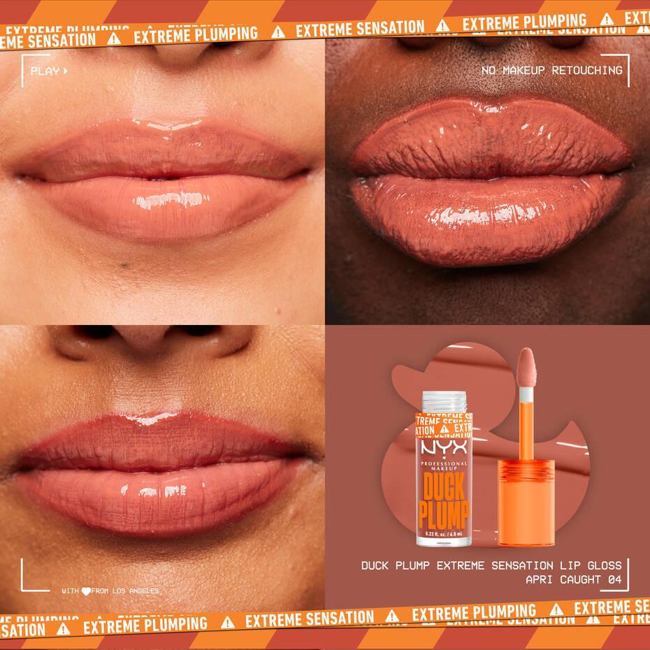 NYX-DUCK PLUMP HIGH PIGMENT PLUMPING LIP GLOSS- 04 Apri-Caught - The Beauty League Pakistan