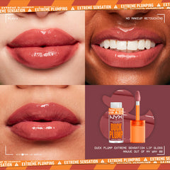 NYX-DUCK PLUMP HIGH PIGMENT PLUMPING LIP GLOSS- 08 Mauve Out Of My Way