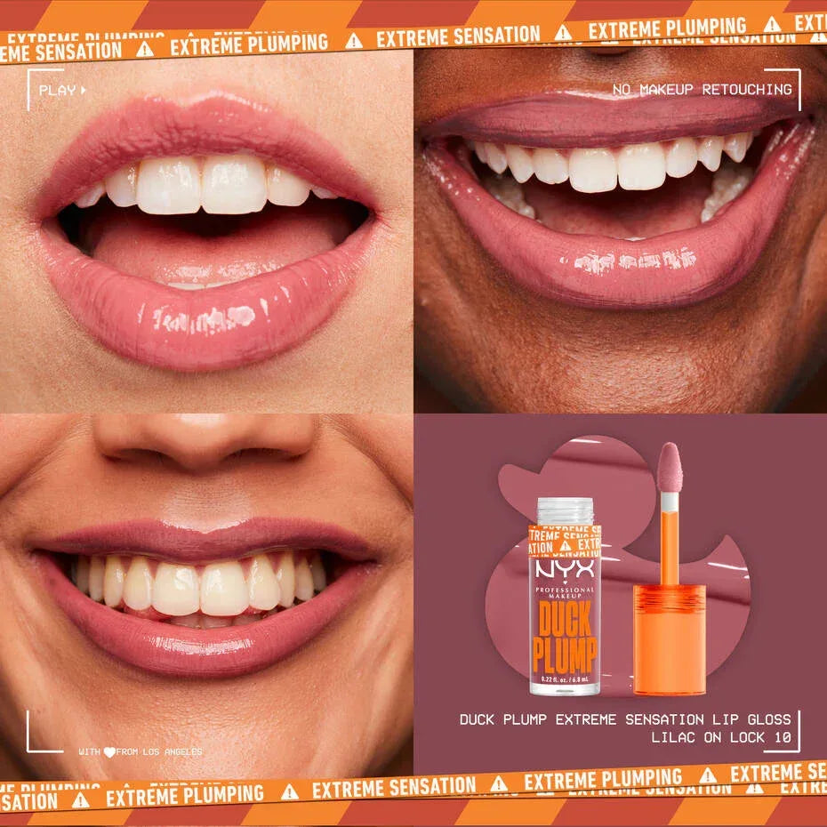 NYX-DUCK PLUMP HIGH PIGMENT PLUMPING LIP GLOSS- Lilac On Lock - The Beauty League Pakistan
