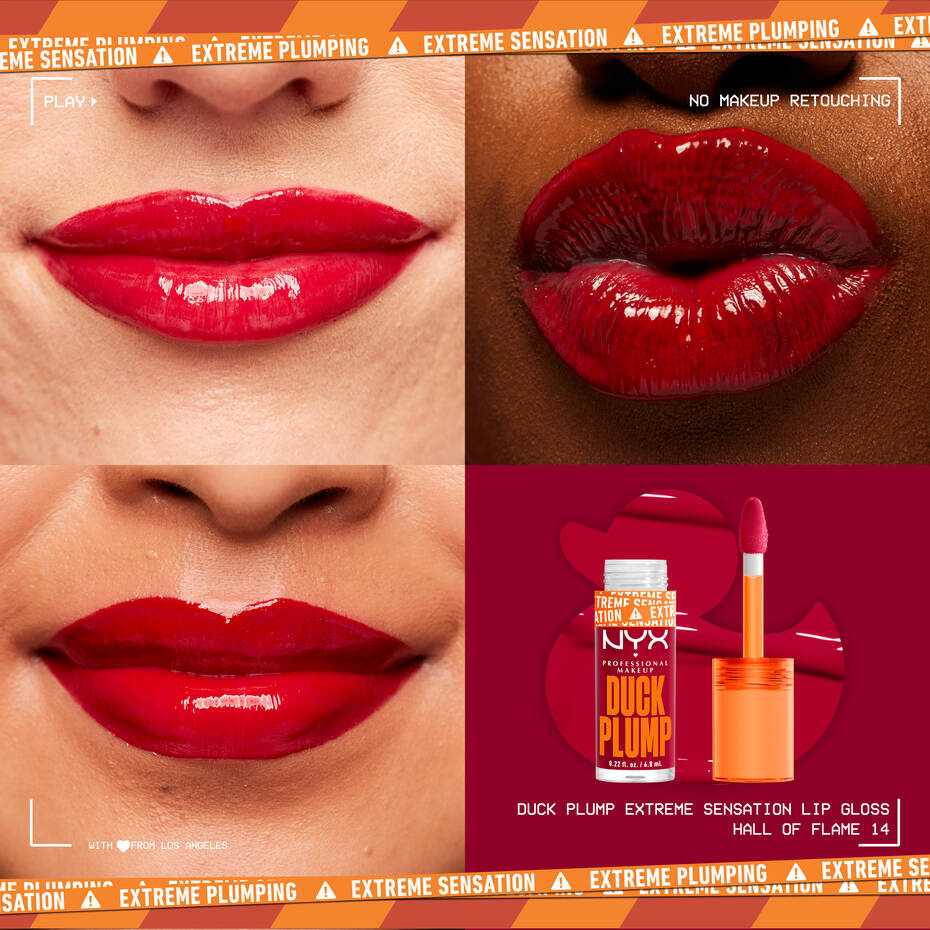 NYX-DUCK PLUMP HIGH PIGMENT PLUMPING LIP GLOSS- Hall Of Fame