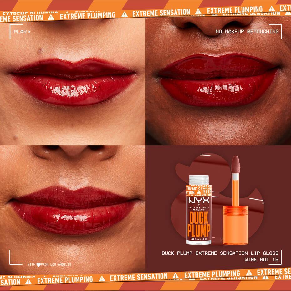 NYX-DUCK PLUMP HIGH PIGMENT PLUMPING LIP GLOSS-16 Wine Not - The Beauty League Pakistan
