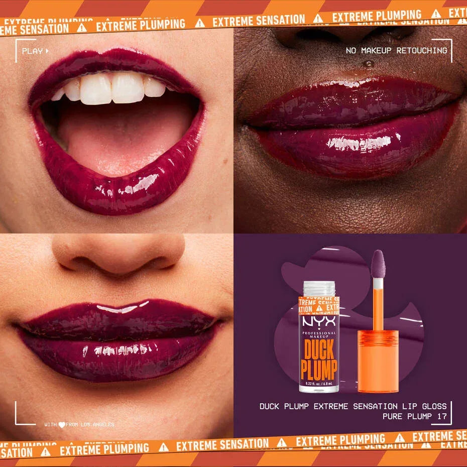 NYX-DUCK PLUMP HIGH PIGMENT PLUMPING LIP GLOSS- 17 Pure Plump - The Beauty League Pakistan