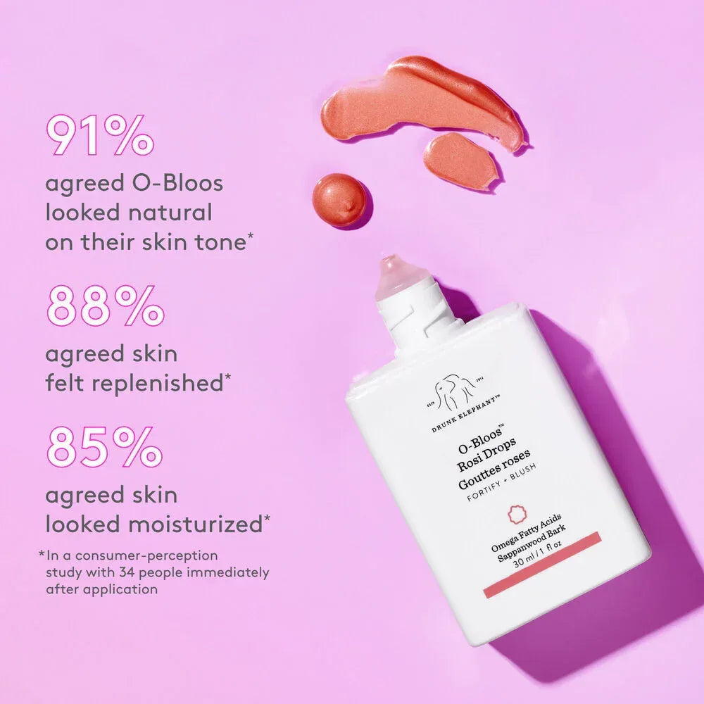Drunk Elephant O-Bloos™ Rosi Glow Drops 30ml - The Beauty League Pakistan
