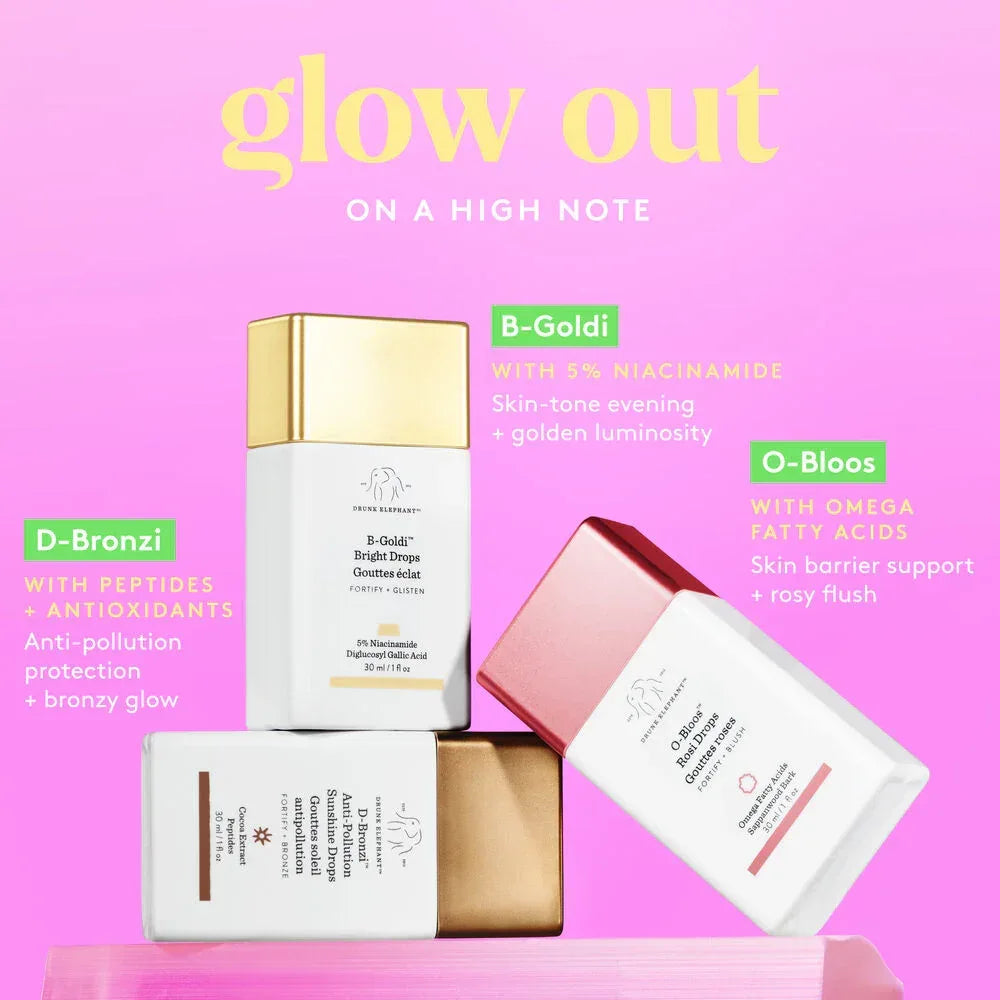 Drunk Elephant O-Bloos™ Rosi Glow Drops 30ml - The Beauty League Pakistan