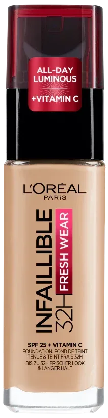 L'Oreal Paris Infallible- 32H Fresh Wear Foundation 145 Beige Rose - The Beauty League Pakistan