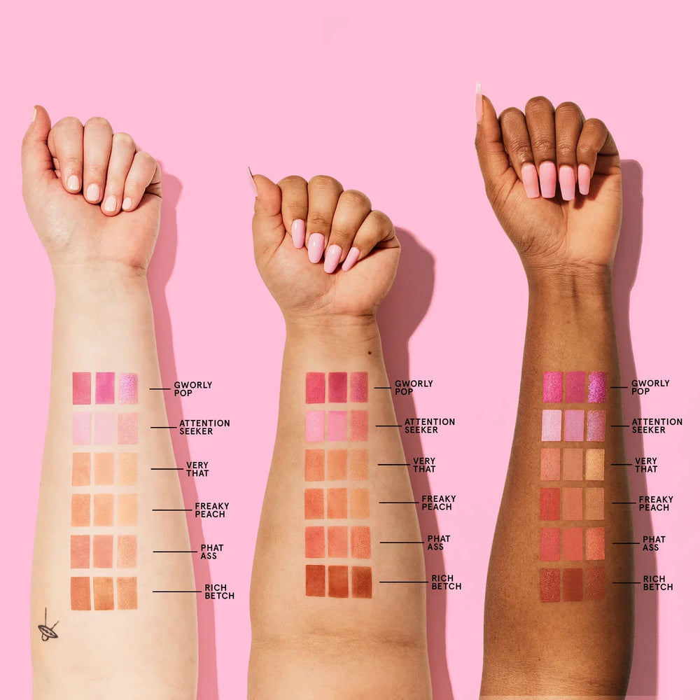 ONE/SIZE - Cheek Clapper 3D Blush Trio Palette - Color Gworly Pop - The Beauty League Pakistan