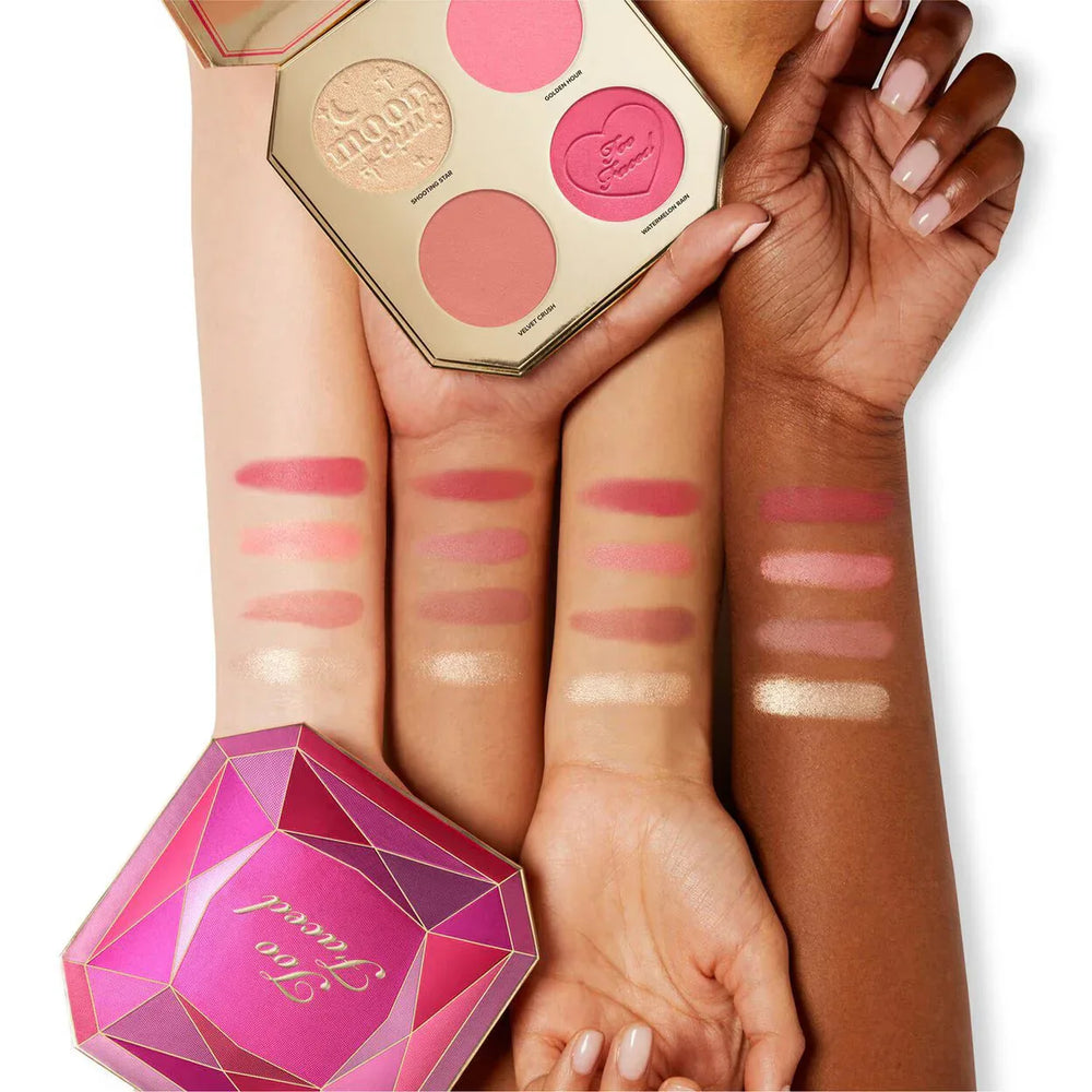 Too Faced- Jewel Crush Blush & Highlighter Face Palette - The Beauty League Pakistan