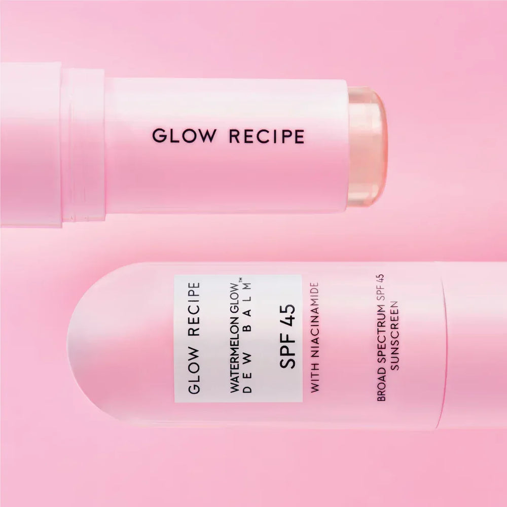 GLOW RECIPE - Watermelon Glow Niacinamide Dew Balm Face Sunscreen Stick- SPF 45 - The Beauty League Pakistan