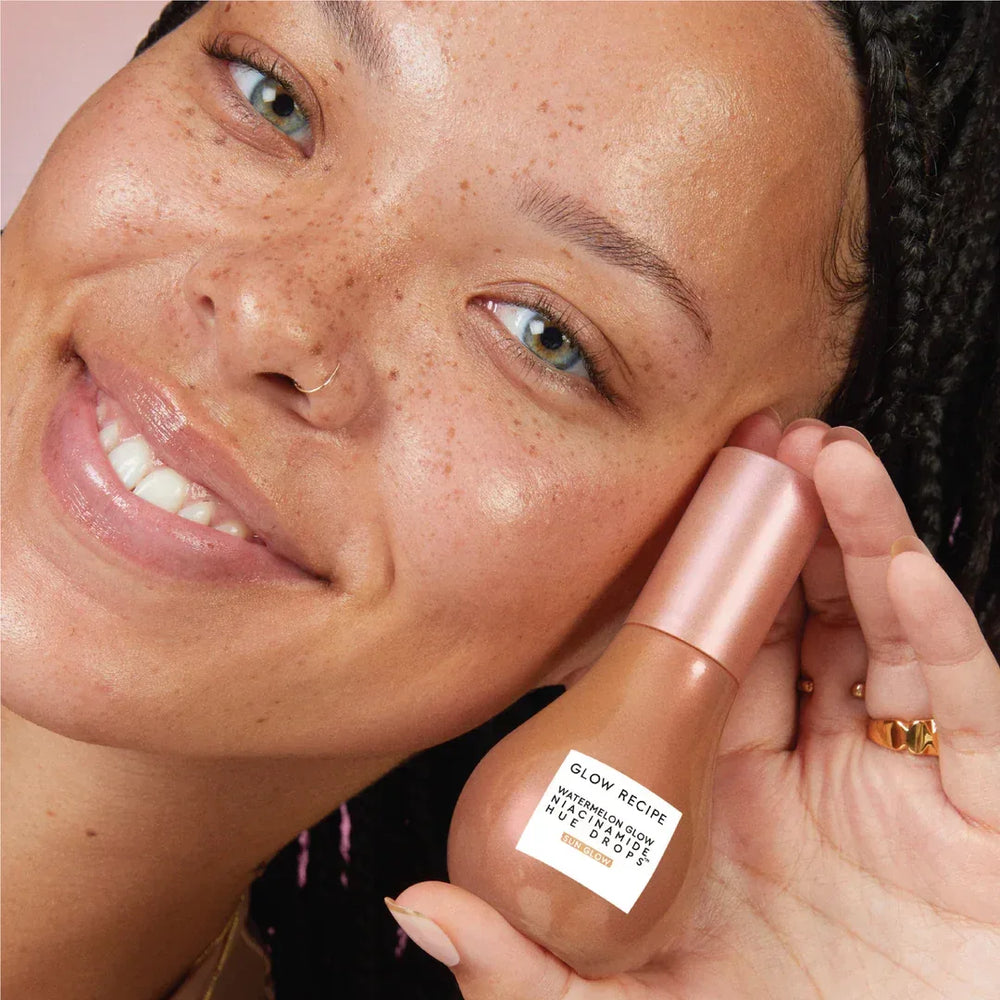 Glow Recipe Watermelon Glow Niacinamide Hue Drops Sun Glow Serum 40ml - The Beauty League Pakistan