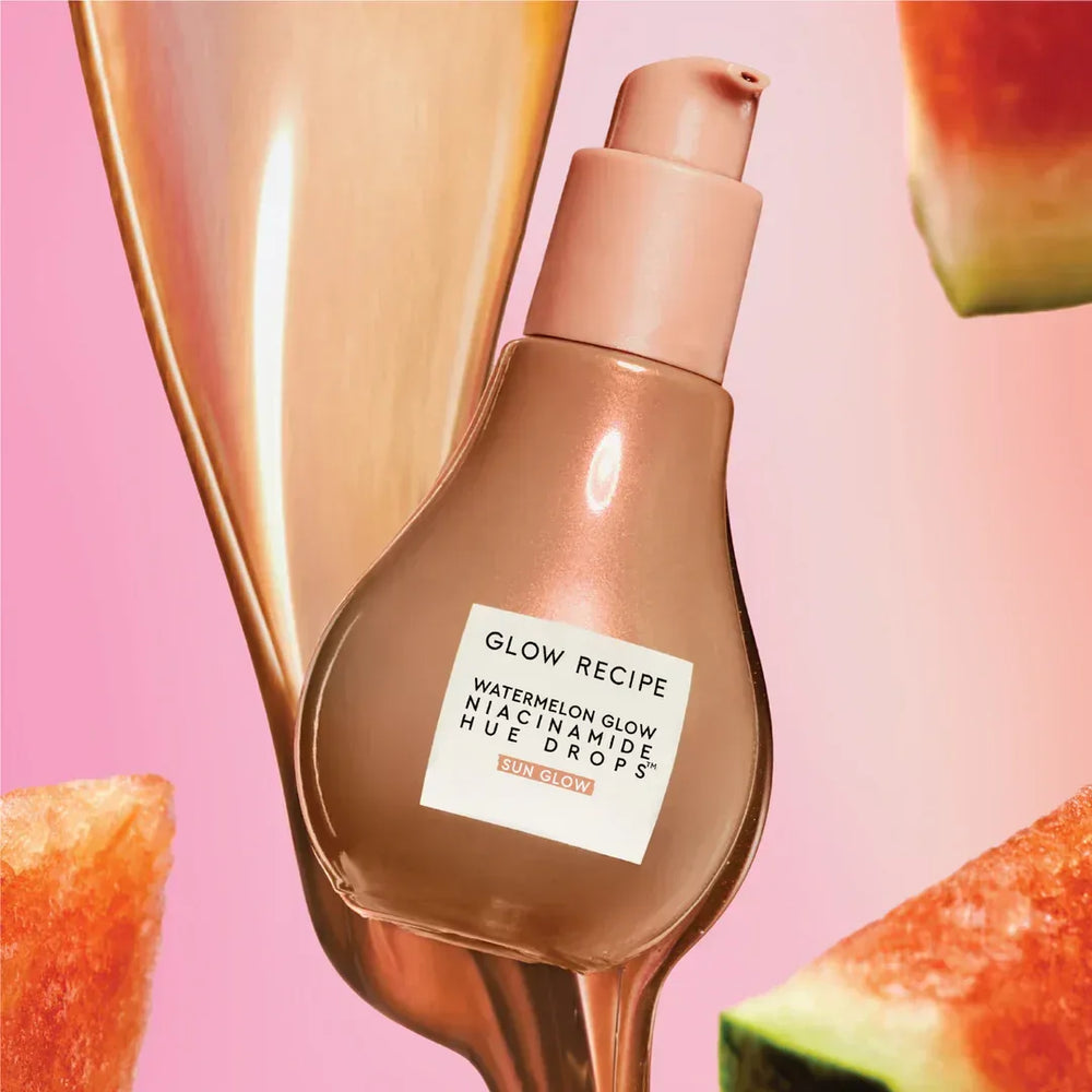 Glow Recipe Watermelon Glow Niacinamide Hue Drops Sun Glow Serum 40ml - The Beauty League Pakistan