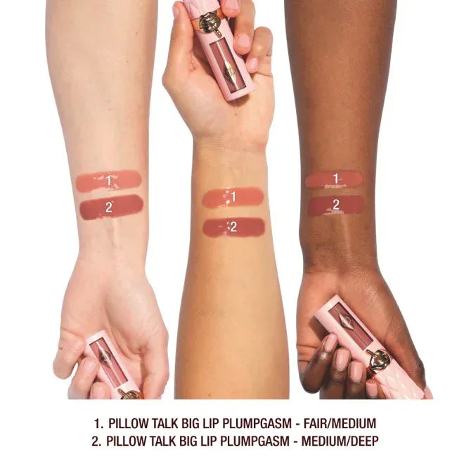 Charlotte Tilbury Pillow Talk Big Lip Plumpgasm Plumping Lip Gloss- Medium- Deep - The Beauty League Pakistan