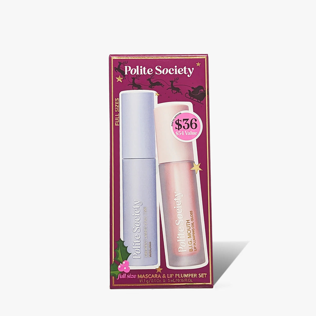 Polite Society- Hey Santa Gimme Legendary Lashes & a B.I.G. Mouth!