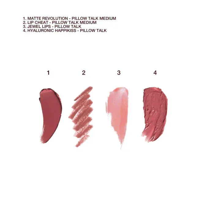 Charlotte Tilbury- Pillow Talk Lip Wardrobe Limited Edition Lip Kit - The Beauty League Pakistan