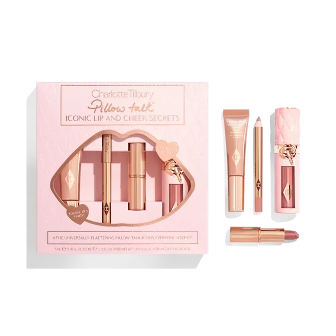 Charlotte Tilbury - Pillow Talk Iconic Lip & Cheek Secrets Set - The Beauty League Pakistan