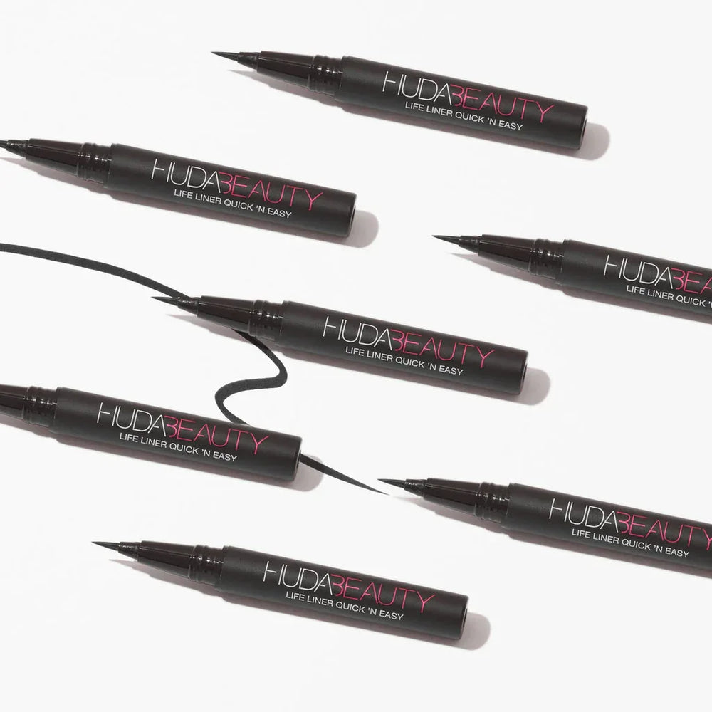 Huda Beauty Life Liner Quick 'N Easy Extreme Black Mini - The Beauty League Pakistan