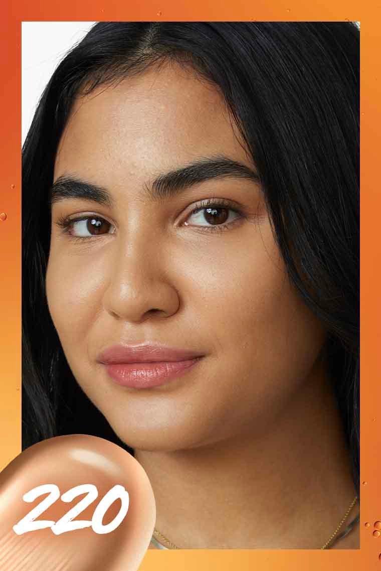 Maybelline- SUPER STAY® UP TO 24HR SKIN TINT WITH VITAMIN C- 220 - The Beauty League Pakistan