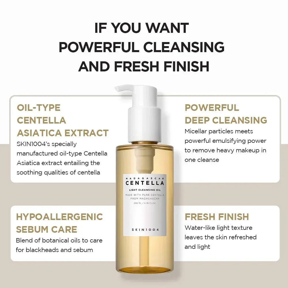 IT'S SKIN LAB SKIN1004 Madagascar Centella Light Cleansing Oil- 200ml - The Beauty League Pakistan
