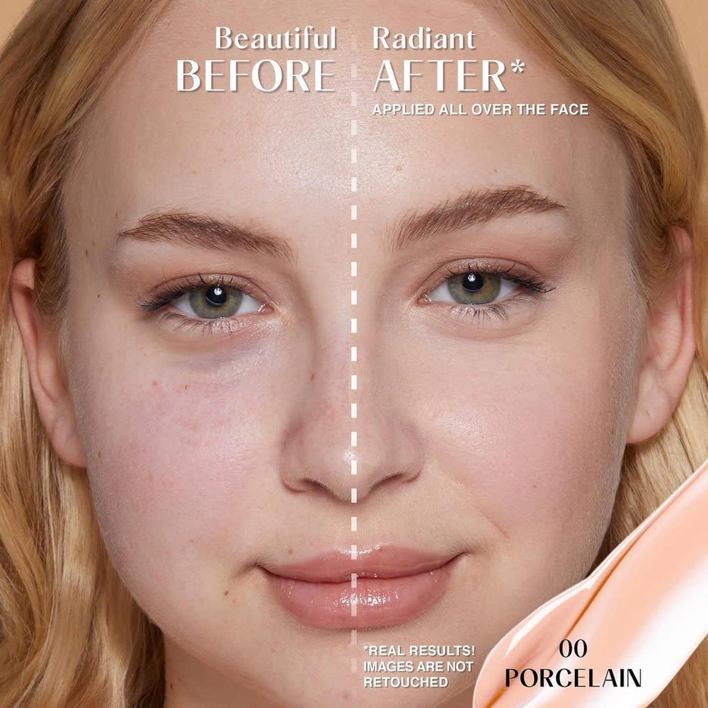 Huda Beauty- GloWish Bright Light Hydrating Sheer Vegan Concealer- 00 Porcelain - The Beauty League Pakistan