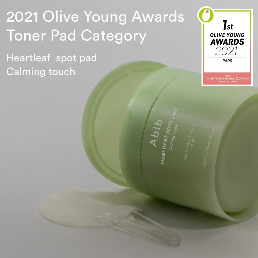 Abib- Heartleaf spot pad Calming touch 150ml / 5.07 fl.oz (80 pads) - The Beauty League Pakistan