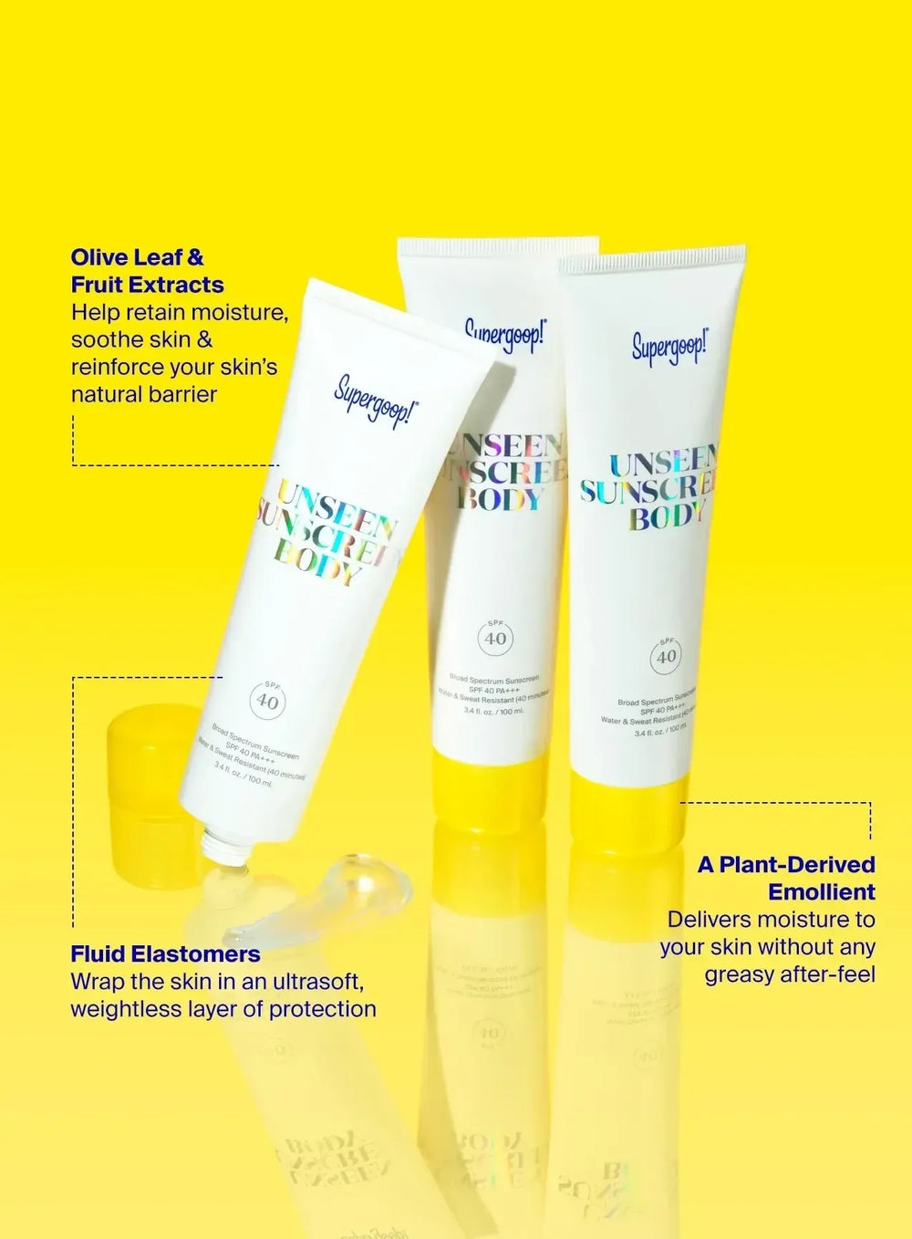 Supergoop!- Unseen Sunscreen Body SPF 40 100ml - The Beauty League Pakistan