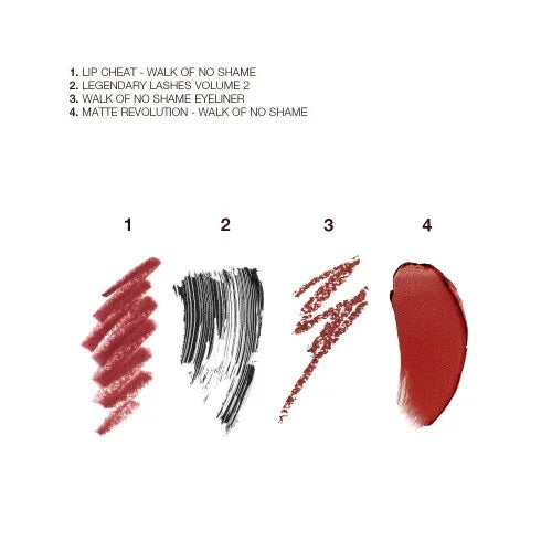 Charlotte Tilbury - Walk of No Shame On The Go: Red Makeup Gift Set - The Beauty League Pakistan
