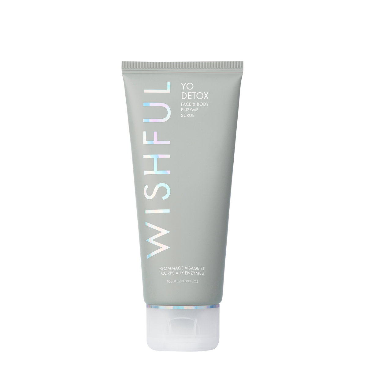 Huda Beauty- Wishful Yo Detox Charcoal Face & Body Enzyme Scrub 100ml
