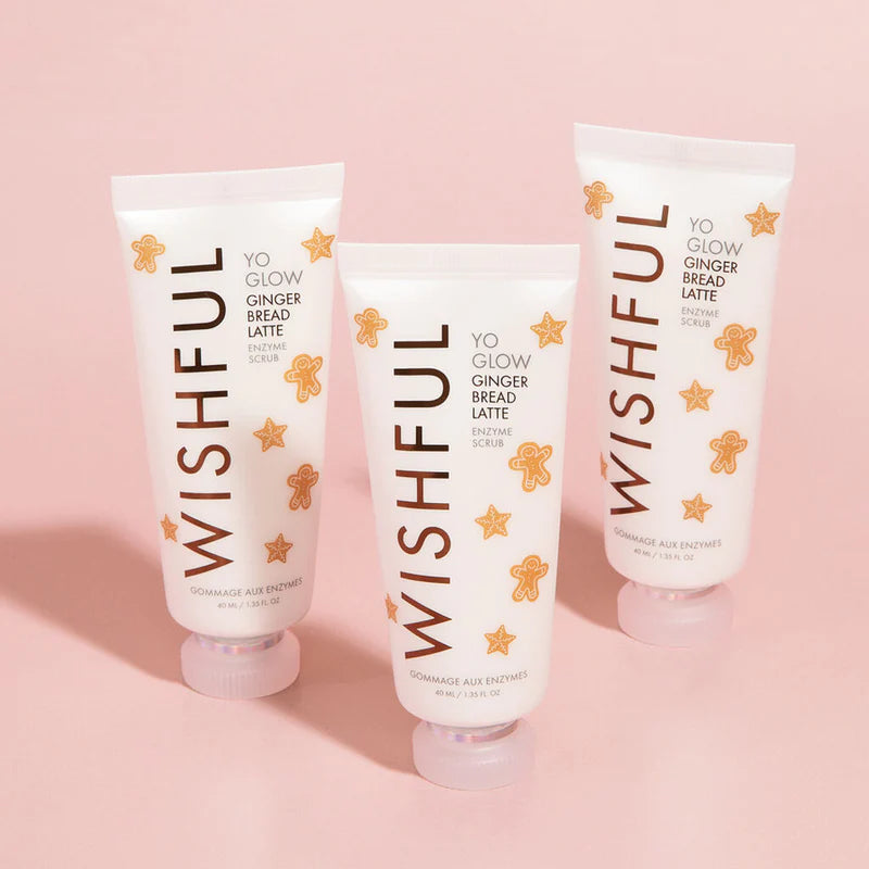 Huda Beauty- Wishful Yo Glow Gingerbread Latte Enzyme Scrub 40ml