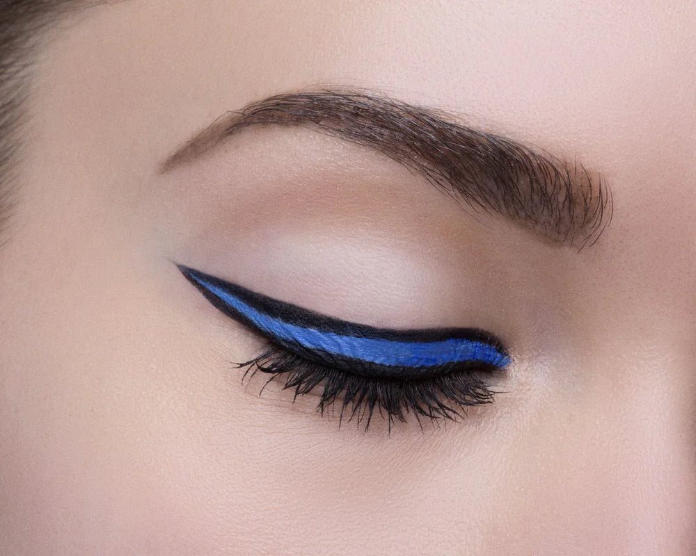 Maybelline Eyestudio Lasting Drama Gel Eyeliner With Brush - 03 Blue - The Beauty League Pakistan