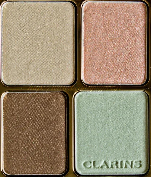 Clarins Ombre Minérale 4 Couleurs Wet & Dry Eye Quartet Mineral Palette- 01 Pastels - The Beauty League Pakistan