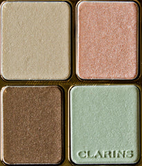 Clarins Ombre Minérale 4 Couleurs Wet & Dry Eye Quartet Mineral Palette- 01 Pastels