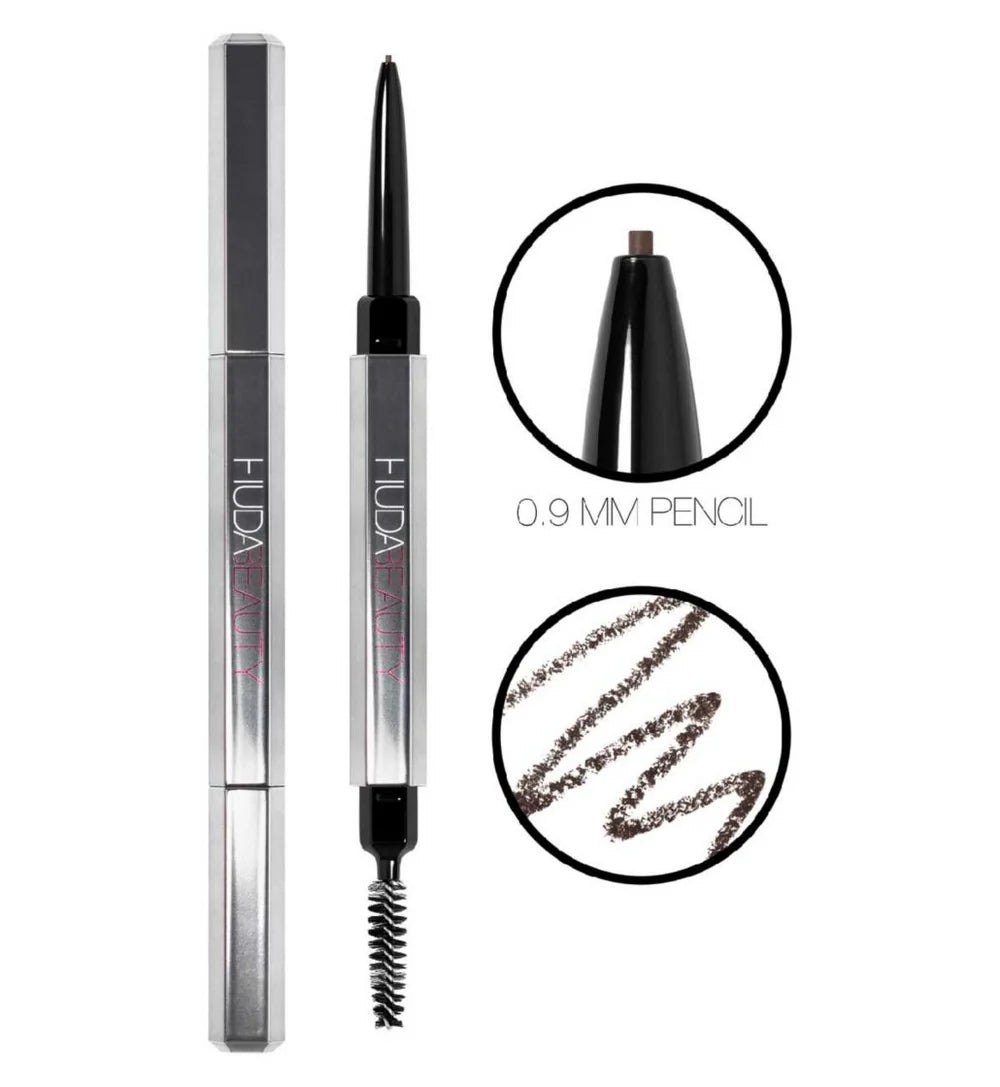 Huda Beauty #BOMBBROWS Microshade Brow Pencil- 6 Rich Brown