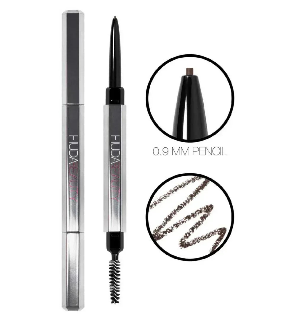 Huda Beauty #BOMBBROWS Microshade Brow Pencil- 5 Medium Brown - The Beauty League Pakistan