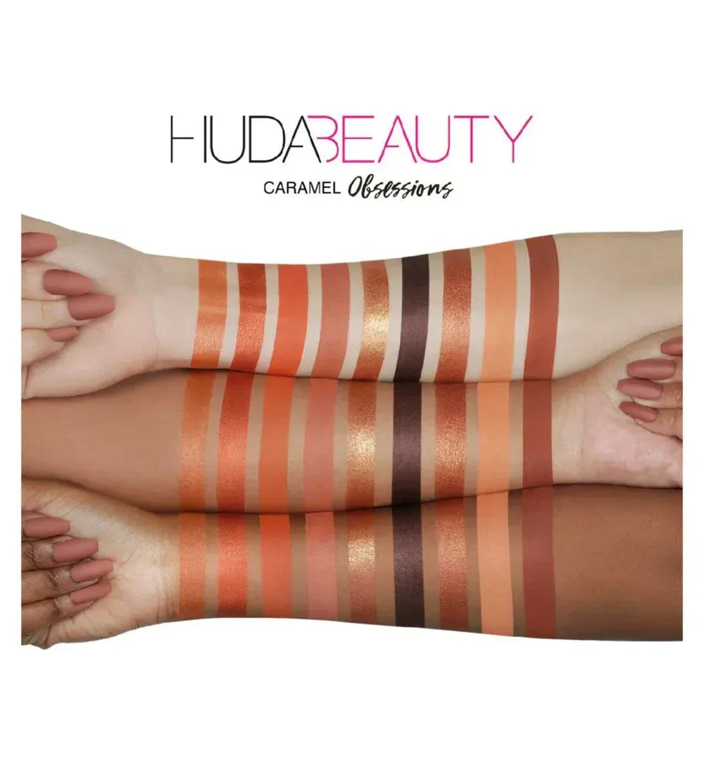 Huda Beauty Brown Obsessions Eyeshadow Palette - Caramel - The Beauty League Pakistan